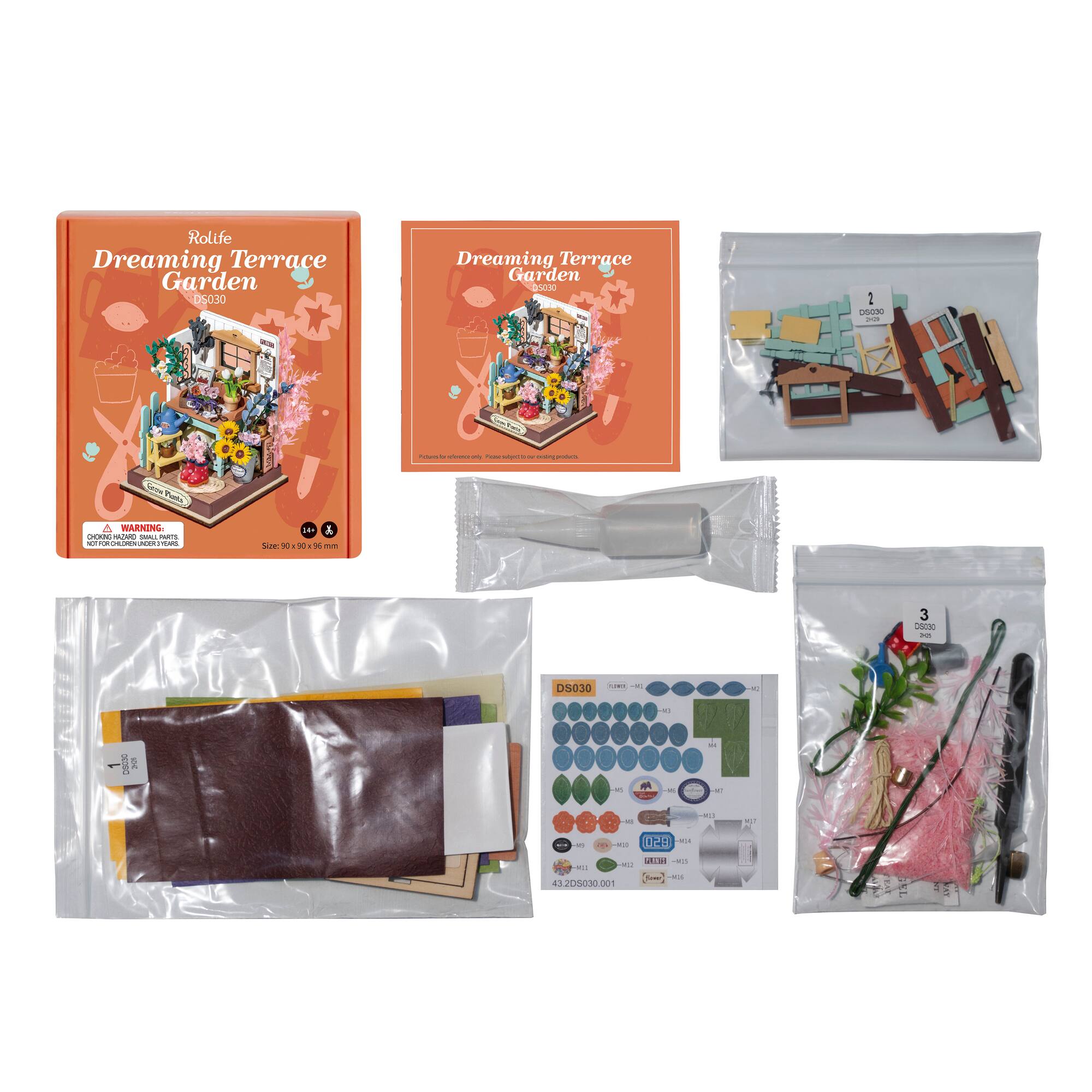 Rolife® Dreaming Terrace Garden DIY Miniature Kit